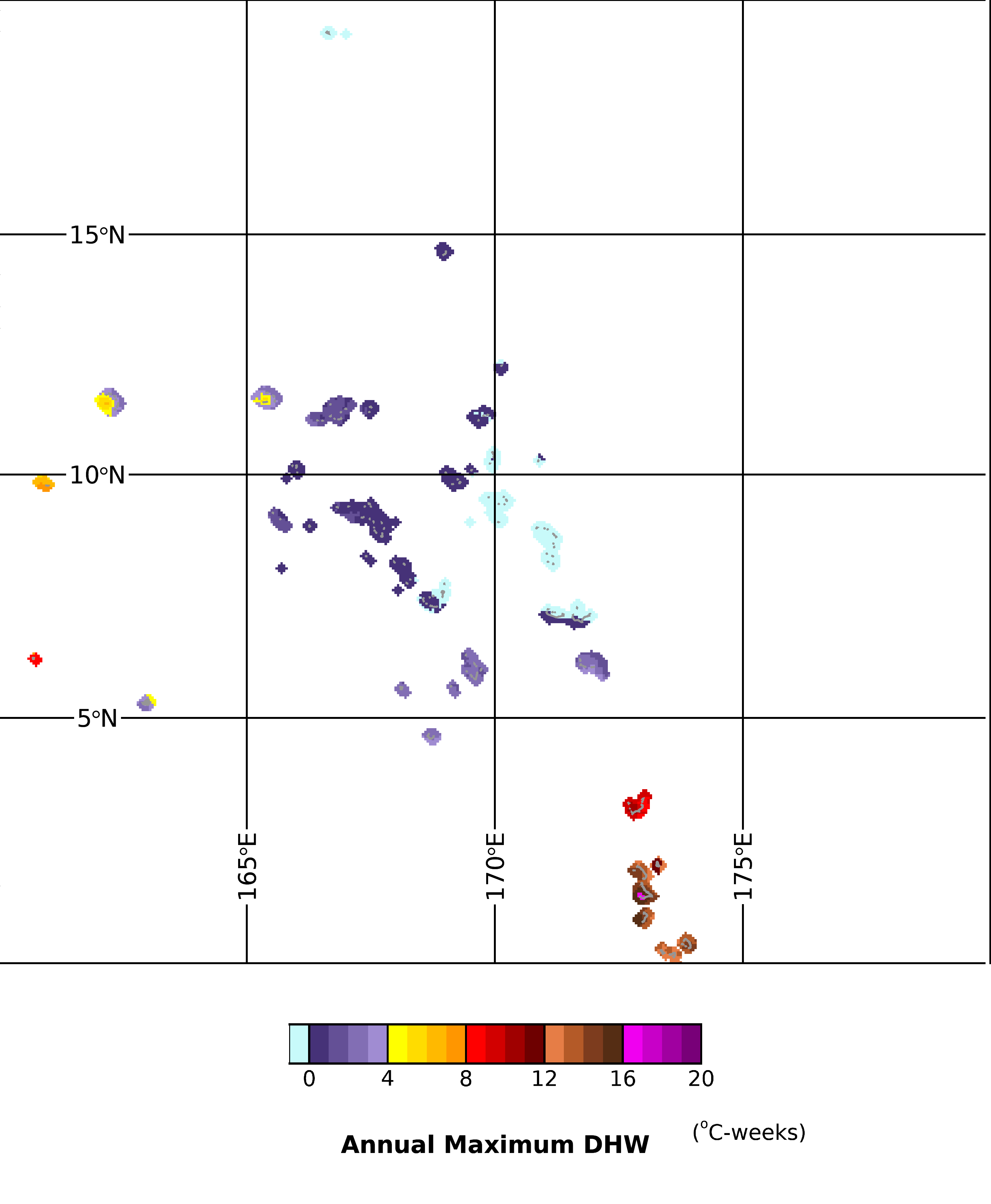 Regional Annual Maximum DHW