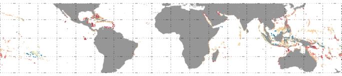 Number of Bleaching-level Heat Stress Events (DHW≥4)