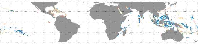 Number of Severe Heat Stress Events (DHW≥8)