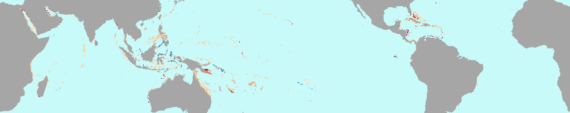 Number of Bleaching-level Heat Stress Events (DHW≥4)