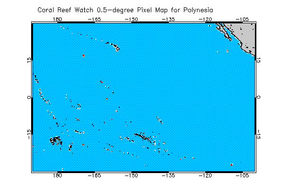 Pixel location chart for the region