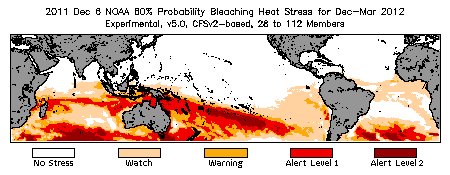 Bleaching Outlook - 60% probability