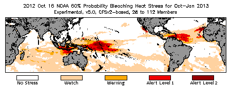 Bleaching Outlook - 60% probability