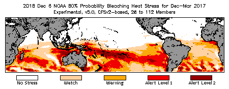 Bleaching Outlook - 60% probability