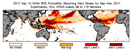 Bleaching Outlook - 60% probability