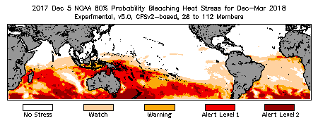 Bleaching Outlook - 60% probability