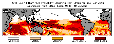 Bleaching Outlook - 60% probability