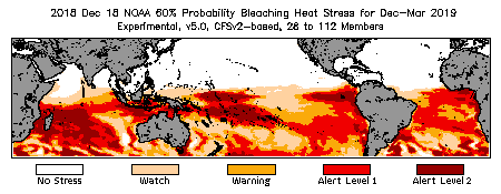 Bleaching Outlook - 60% probability