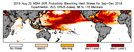 Bleaching Outlook - 60% probability