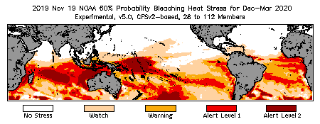 Bleaching Outlook - 60% probability