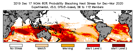 Bleaching Outlook - 60% probability