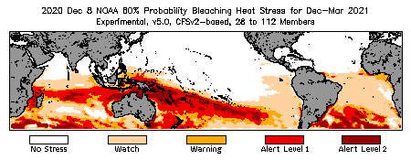 Bleaching Outlook - 60% probability