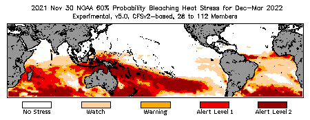 Bleaching Outlook - 60% probability