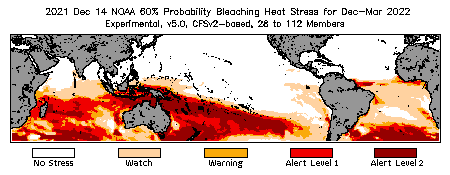 Bleaching Outlook - 60% probability