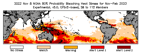 Bleaching Outlook - 60% probability