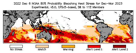 Bleaching Outlook - 60% probability