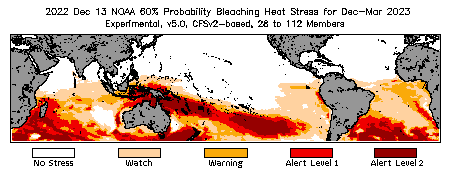 Bleaching Outlook - 60% probability