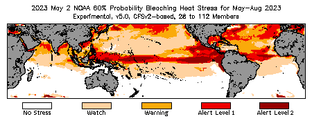 Bleaching Outlook - 60% probability