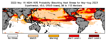 Bleaching Outlook - 60% probability