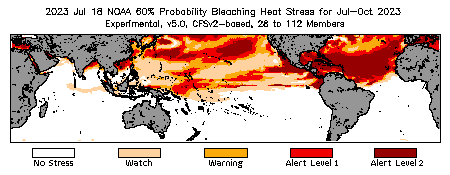 Bleaching Outlook - 60% probability