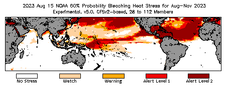 Bleaching Outlook - 60% probability