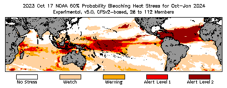 Bleaching Outlook - 60% probability